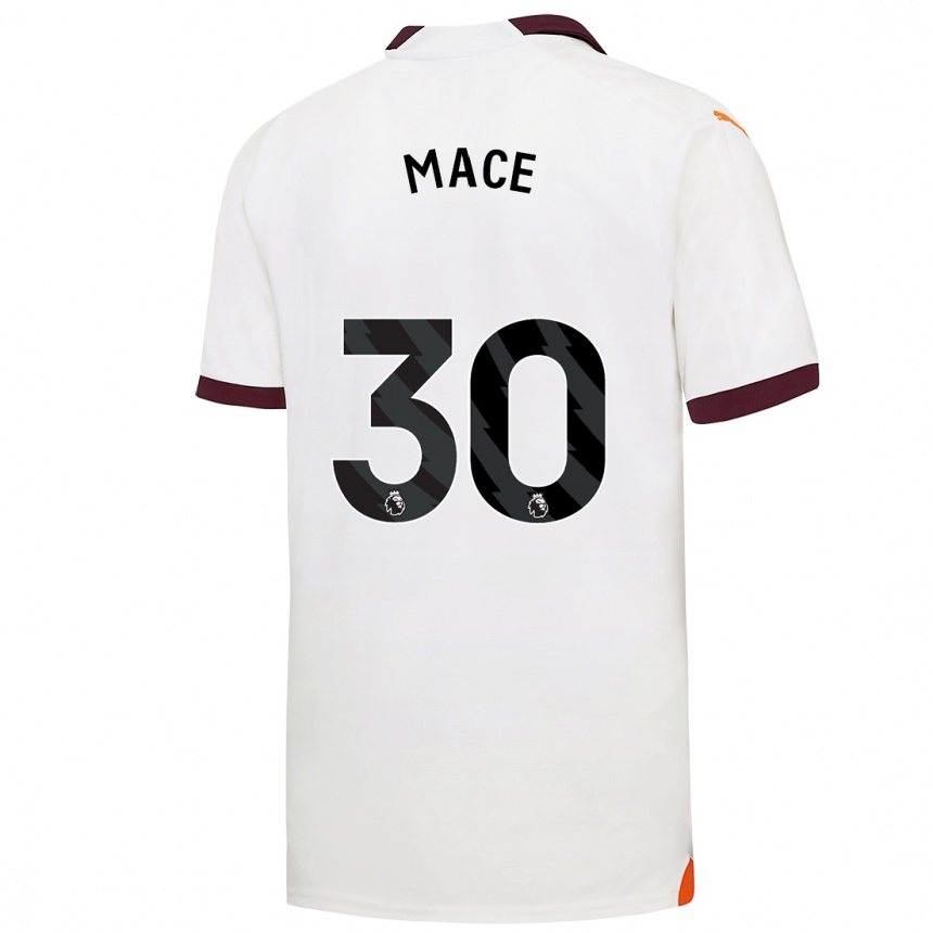 Men  Ruby Mace #30 White Away Jersey 2023/24 T-Shirt