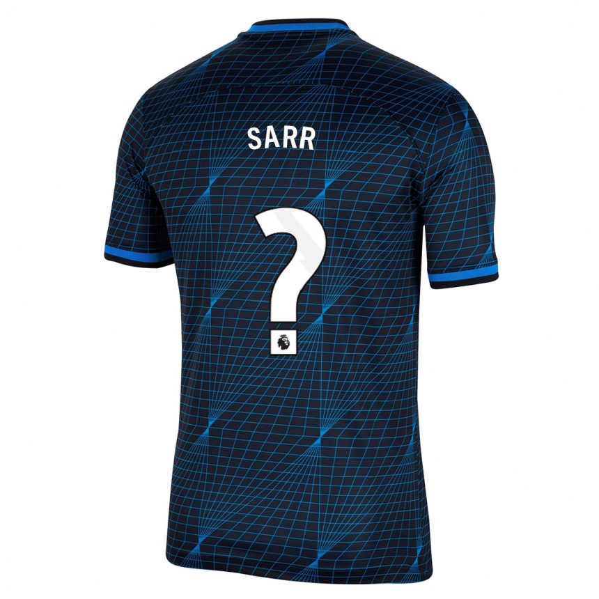 Men  Malang Sarr #0 Dark Blue Away Jersey 2023/24 T-Shirt