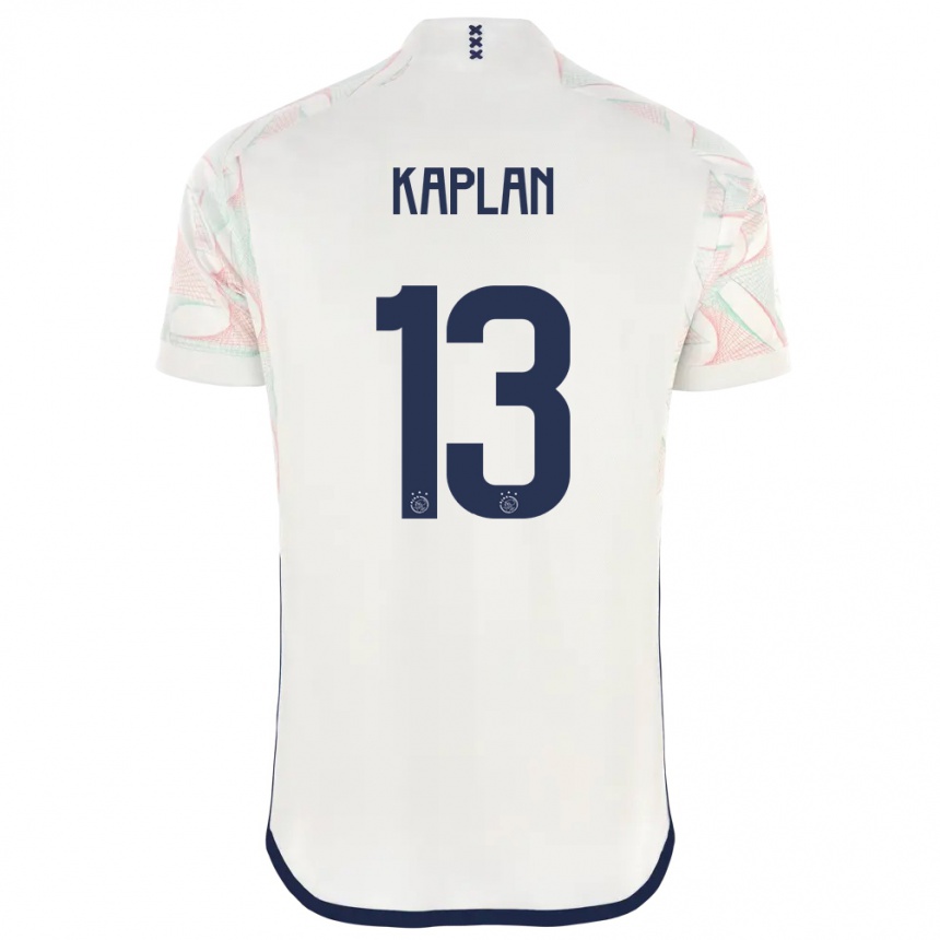 Men  Ahmetcan Kaplan #13 White Away Jersey 2023/24 T-Shirt