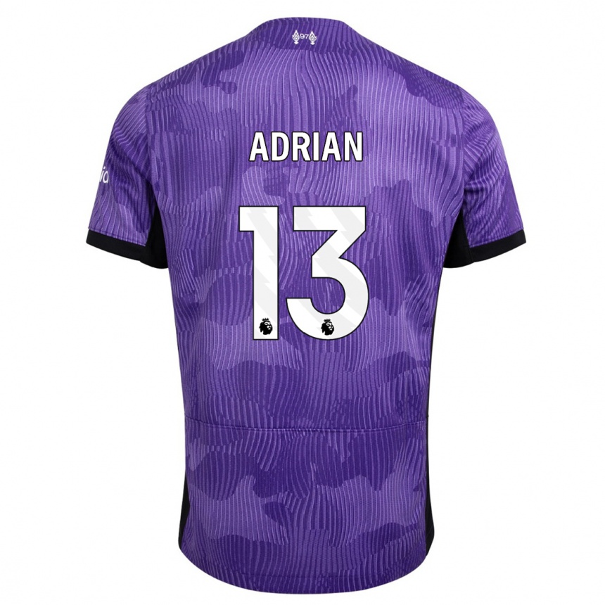 Men  Adrian #13 Purple Third Jersey 2023/24 T-Shirt