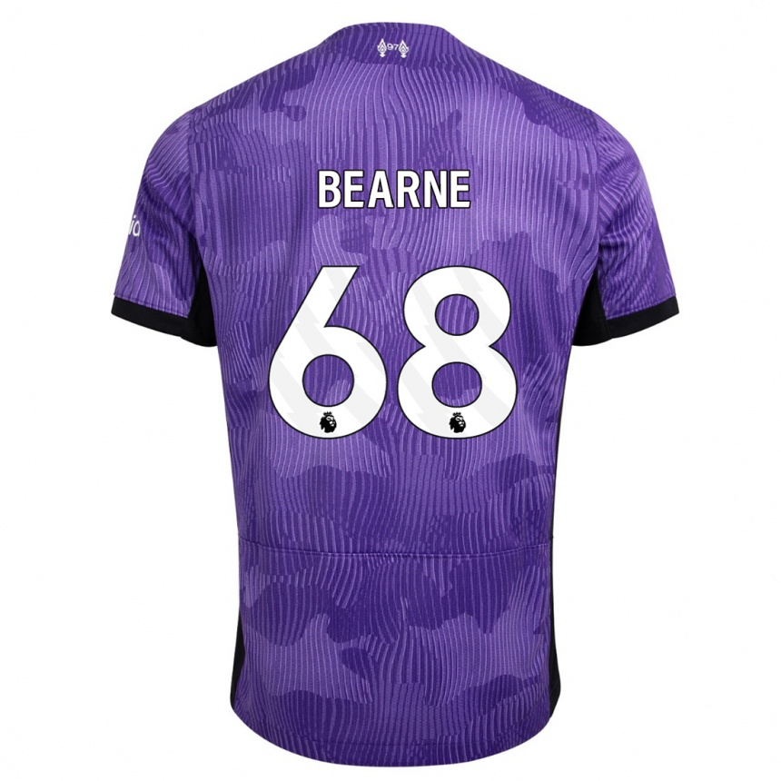 Men  Jack Bearne #68 Purple Third Jersey 2023/24 T-Shirt