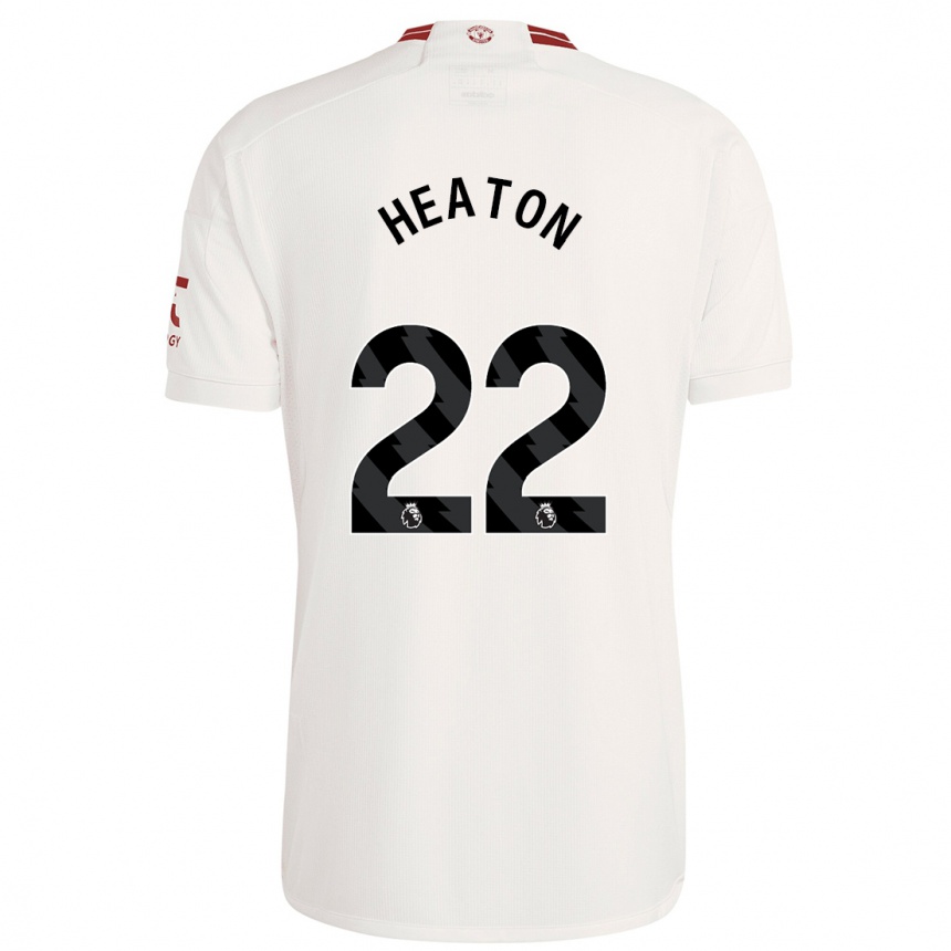 Men  Tom Heaton #22 White Third Jersey 2023/24 T-Shirt