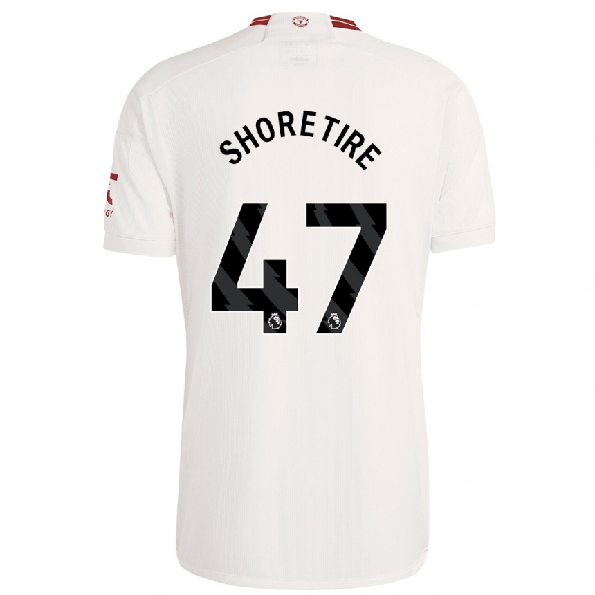 Men  Shola Shoretire #47 White Third Jersey 2023/24 T-Shirt