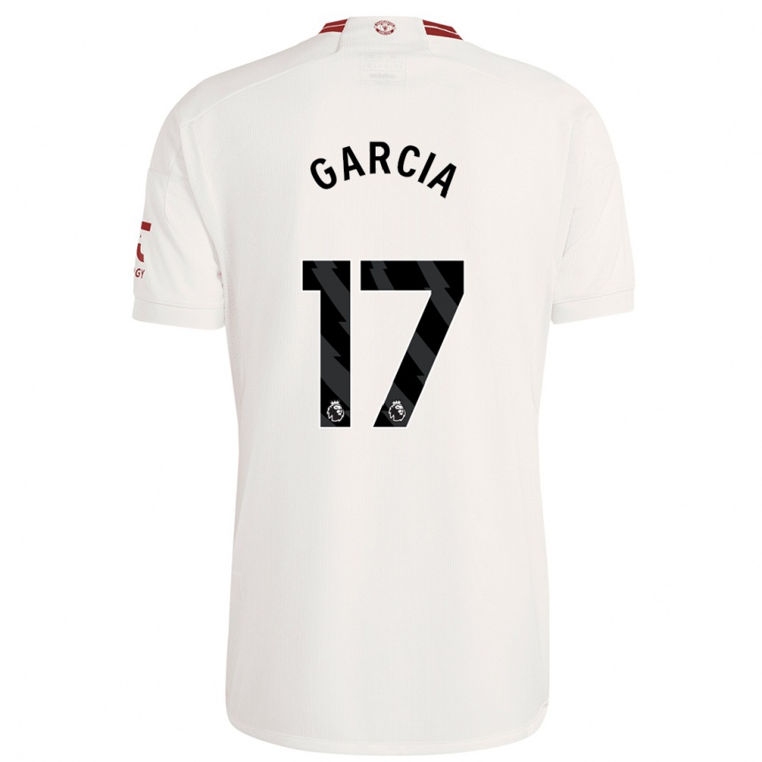 Men  Lucia Garcia #17 White Third Jersey 2023/24 T-Shirt