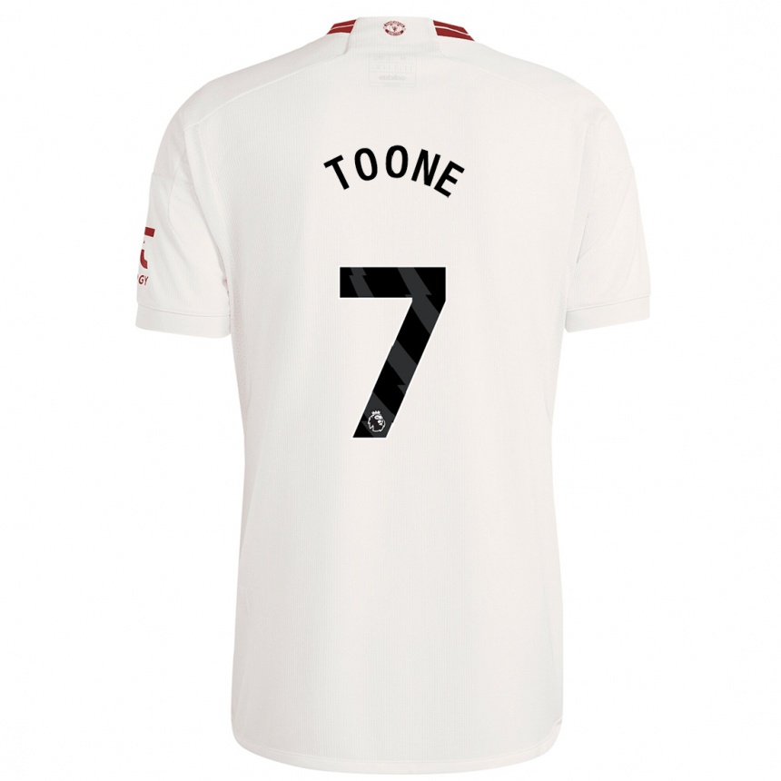 Men  Ella Toone #7 White Third Jersey 2023/24 T-Shirt