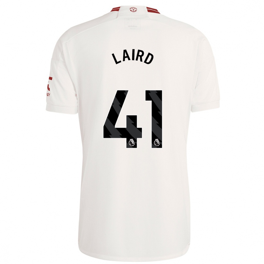 Men  Ethan Laird #41 White Third Jersey 2023/24 T-Shirt