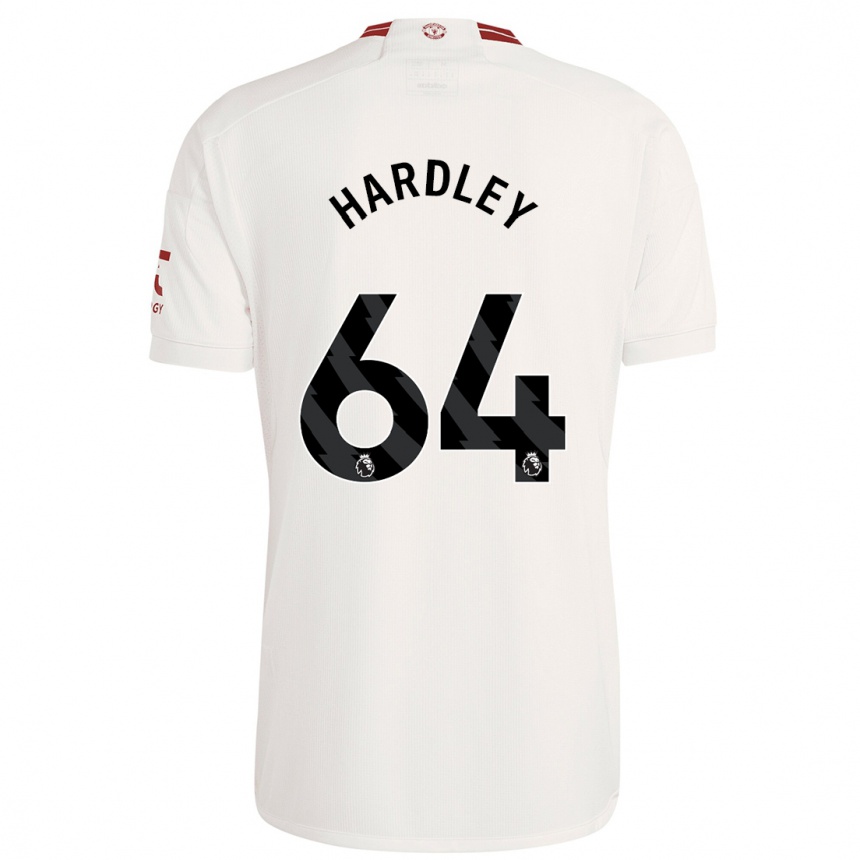 Men  Bjorn Hardley #64 White Third Jersey 2023/24 T-Shirt