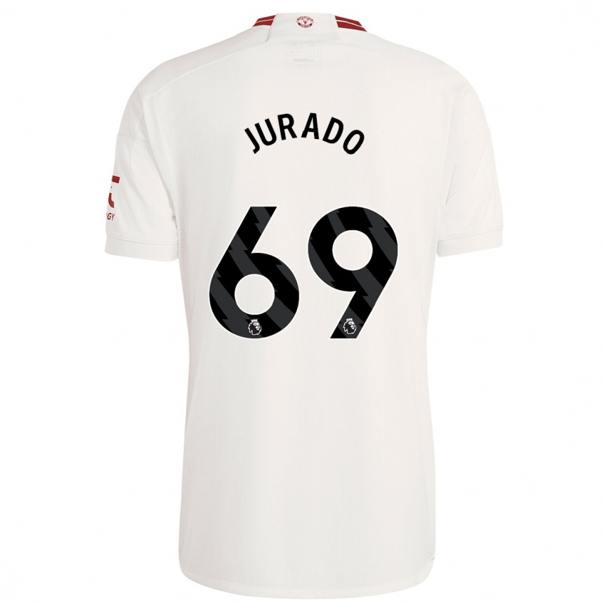 Men  Marc Jurado #69 White Third Jersey 2023/24 T-Shirt