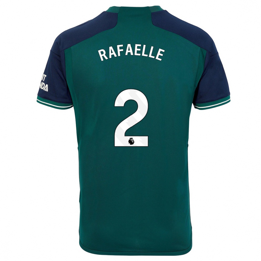 Men  Rafaelle Souza #2 Green Third Jersey 2023/24 T-Shirt