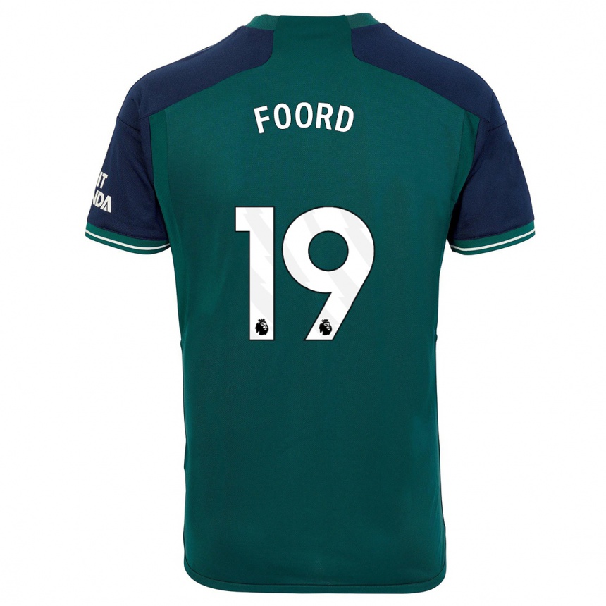 Men  Caitlin Foord #19 Green Third Jersey 2023/24 T-Shirt