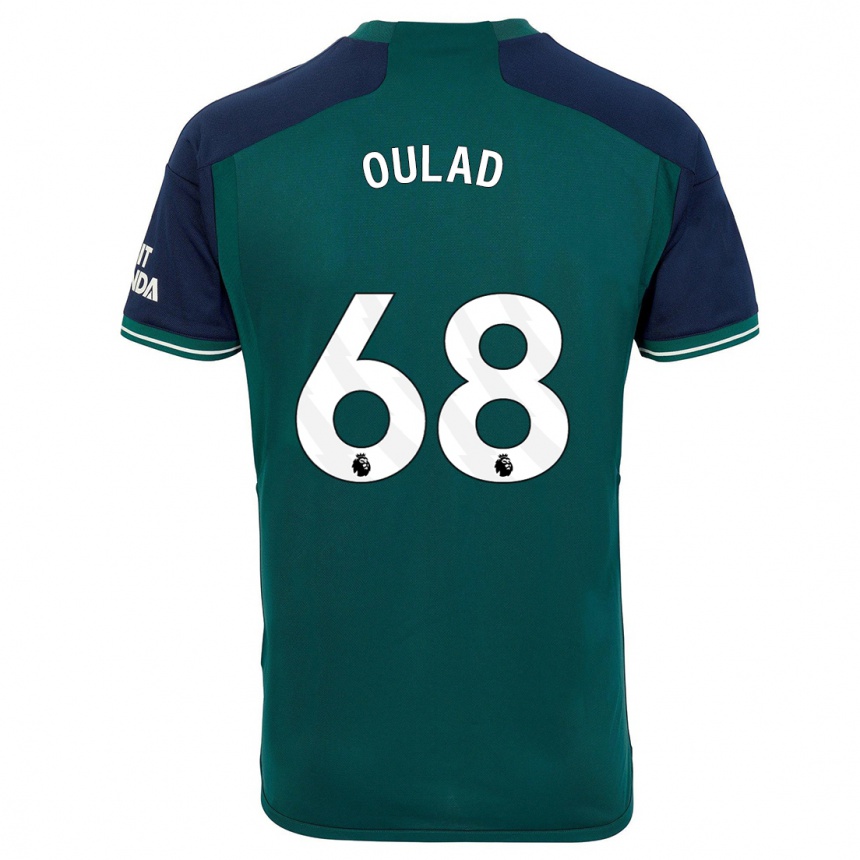 Men  Salah-Eddine Oulad M'hand #68 Green Third Jersey 2023/24 T-Shirt