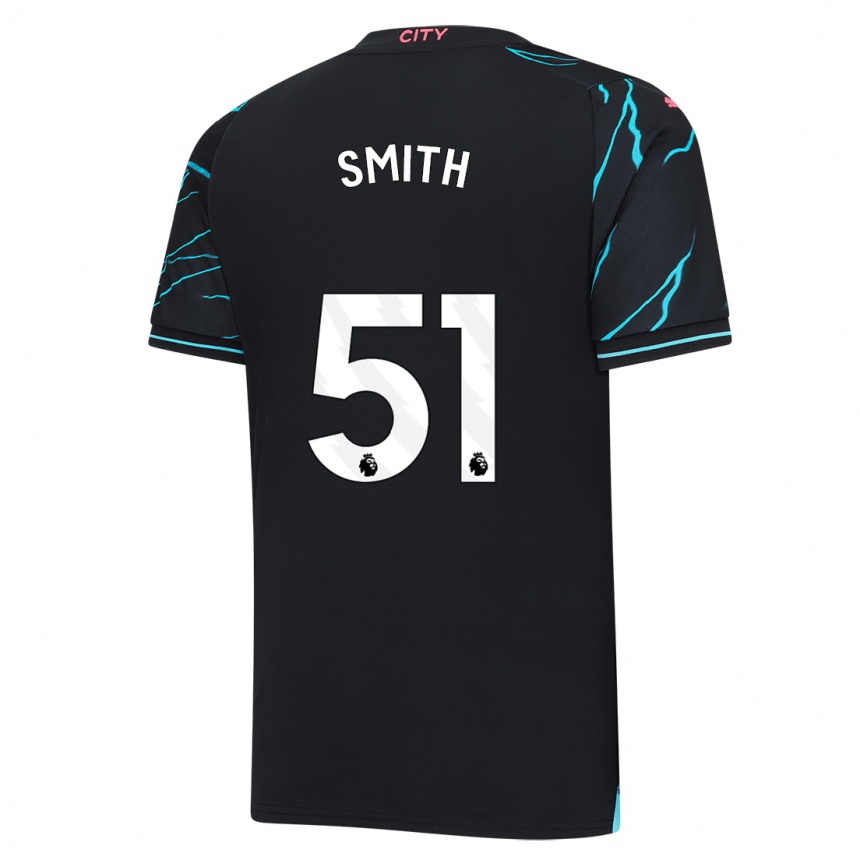 Men  Isaac Smith #51 Dark Blue Third Jersey 2023/24 T-Shirt