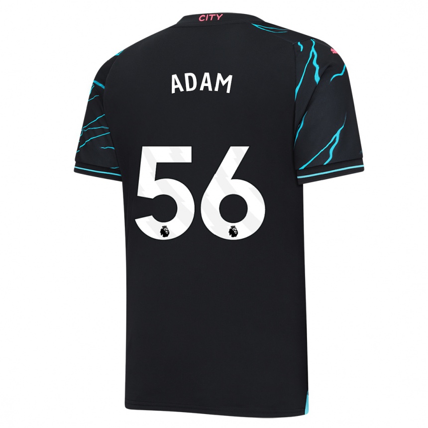 Men  Josh Adam #56 Dark Blue Third Jersey 2023/24 T-Shirt