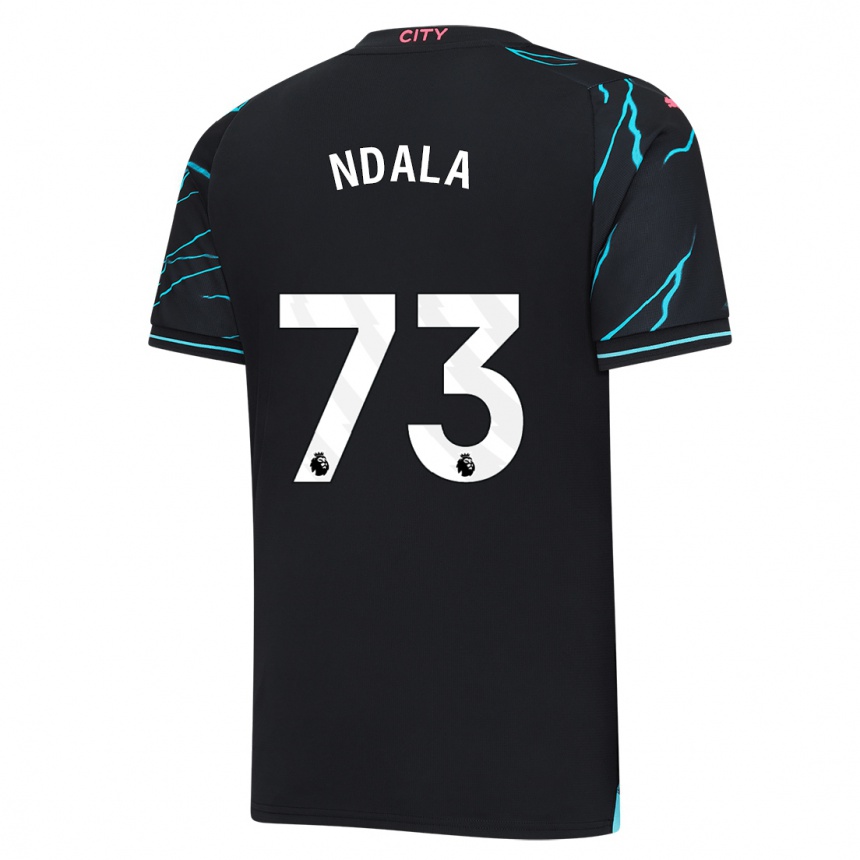 Men  Joel Ndala #73 Dark Blue Third Jersey 2023/24 T-Shirt