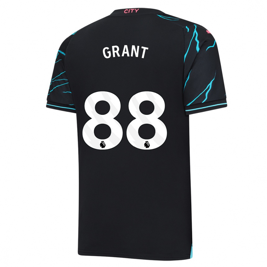 Men  True Grant #88 Dark Blue Third Jersey 2023/24 T-Shirt