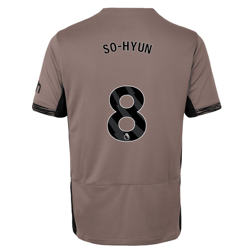 Men  Cho So-Hyun #8 Dark Beige Third Jersey 2023/24 T-Shirt