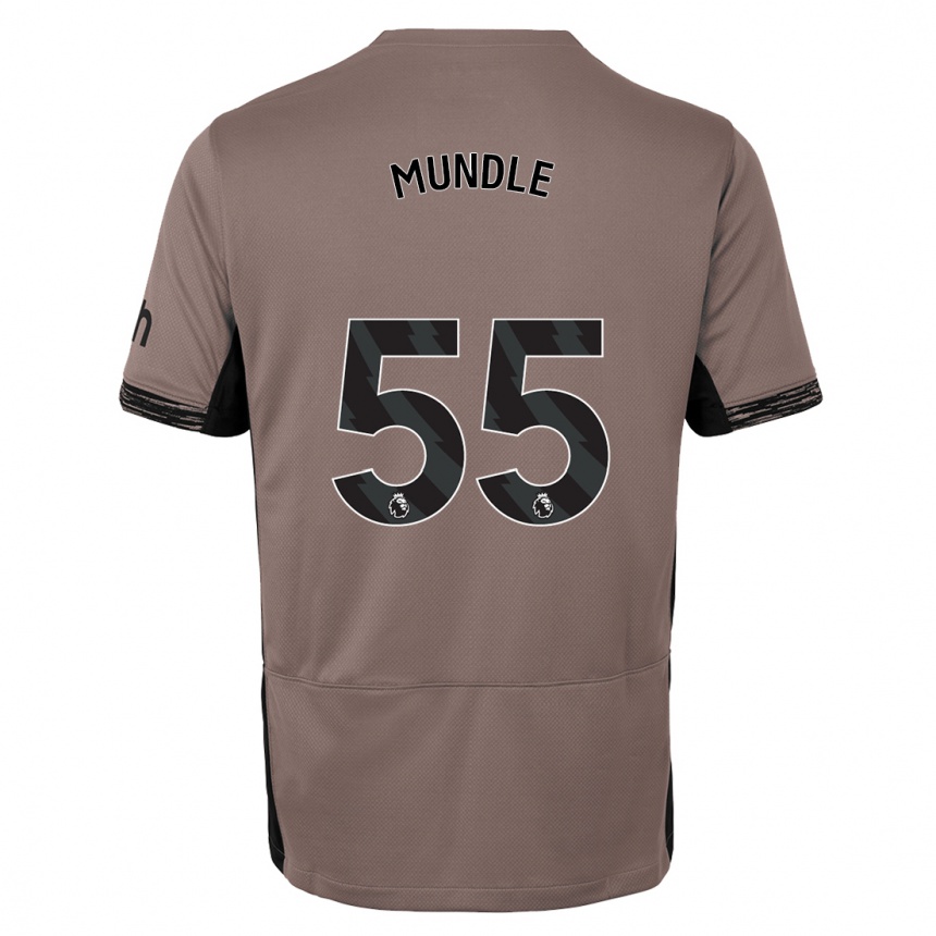 Men  Romaine Mundle #55 Dark Beige Third Jersey 2023/24 T-Shirt