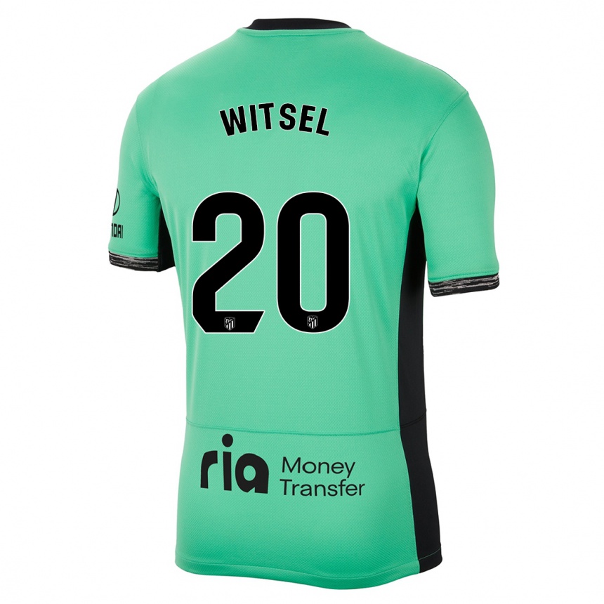 Men  Axel Witsel #20 Spring Green Third Jersey 2023/24 T-Shirt