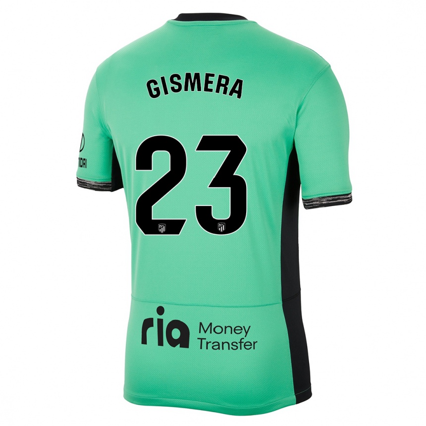 Men  Aitor Gismera #23 Spring Green Third Jersey 2023/24 T-Shirt