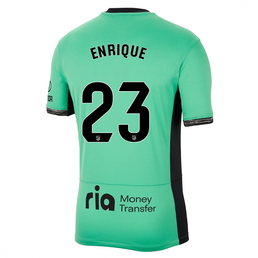 Men  Gustavo Enrique #23 Spring Green Third Jersey 2023/24 T-Shirt