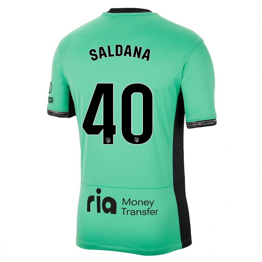 Men  Jose Saldana #40 Spring Green Third Jersey 2023/24 T-Shirt