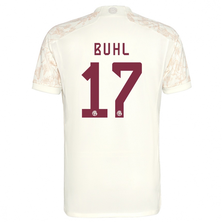 Men  Klara Buhl #17 Off White Third Jersey 2023/24 T-Shirt