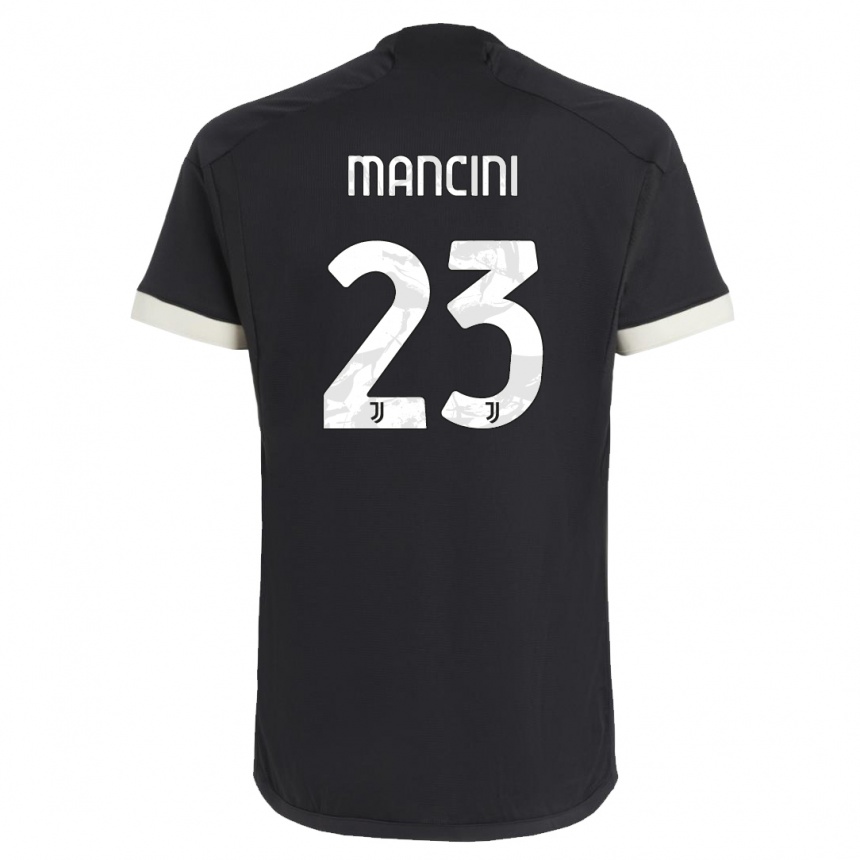 Men  Tommaso Mancini #23 Black Third Jersey 2023/24 T-Shirt