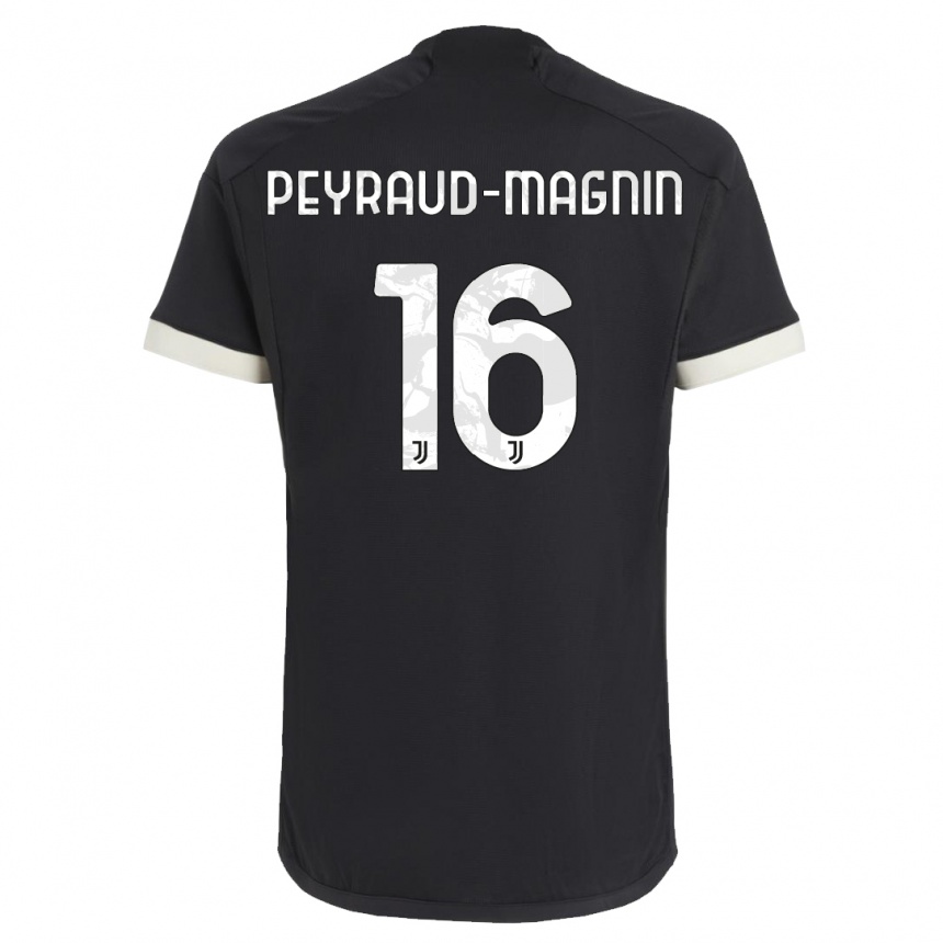 Men  Pauline Peyraud-Magnin #16 Black Third Jersey 2023/24 T-Shirt