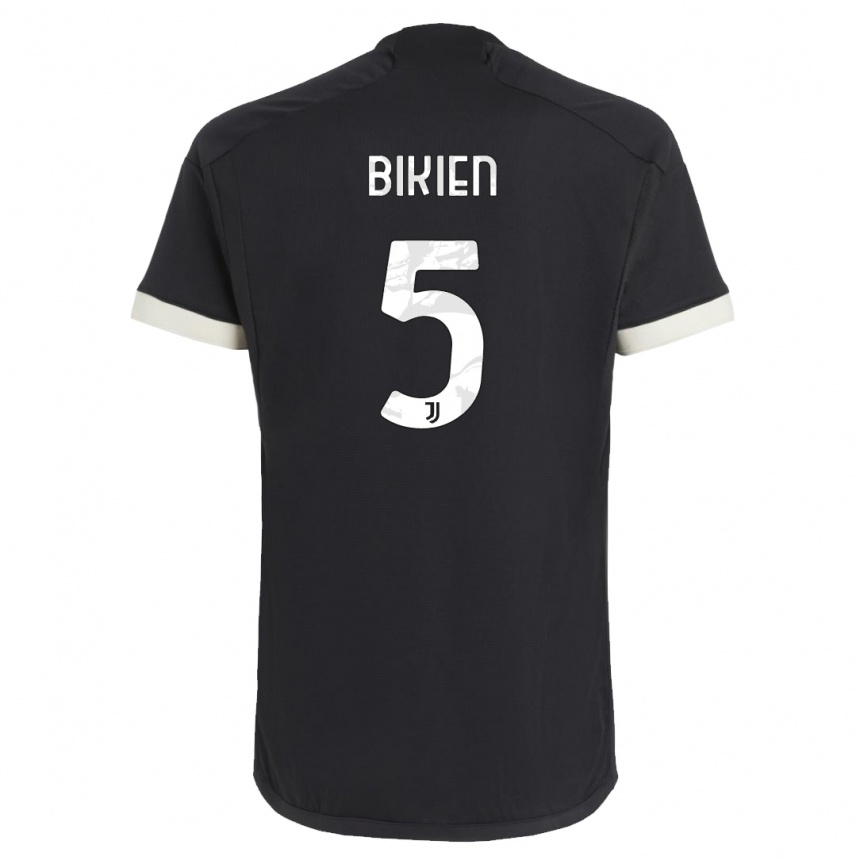 Men  Felix Nzouango Bikien #5 Black Third Jersey 2023/24 T-Shirt