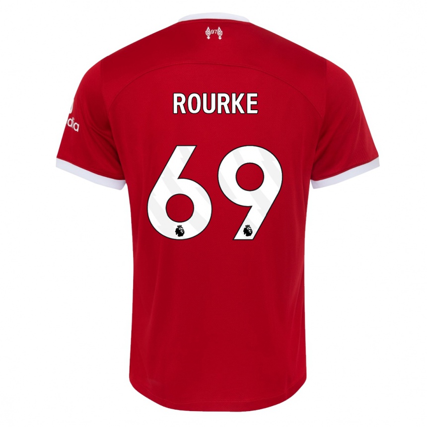 Women  Fidel O'rourke #69 Red Home Jersey 2023/24 T-Shirt