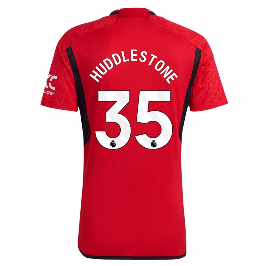 Women  Tom Huddlestone #35 Red Home Jersey 2023/24 T-Shirt