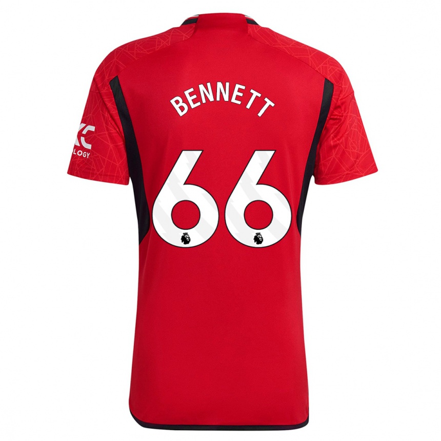 Women  Rhys Bennett #66 Red Home Jersey 2023/24 T-Shirt