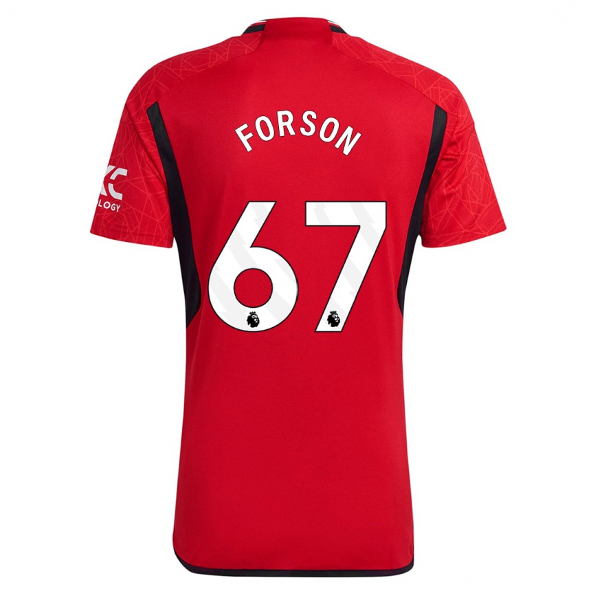 Women  Omari Forson #67 Red Home Jersey 2023/24 T-Shirt