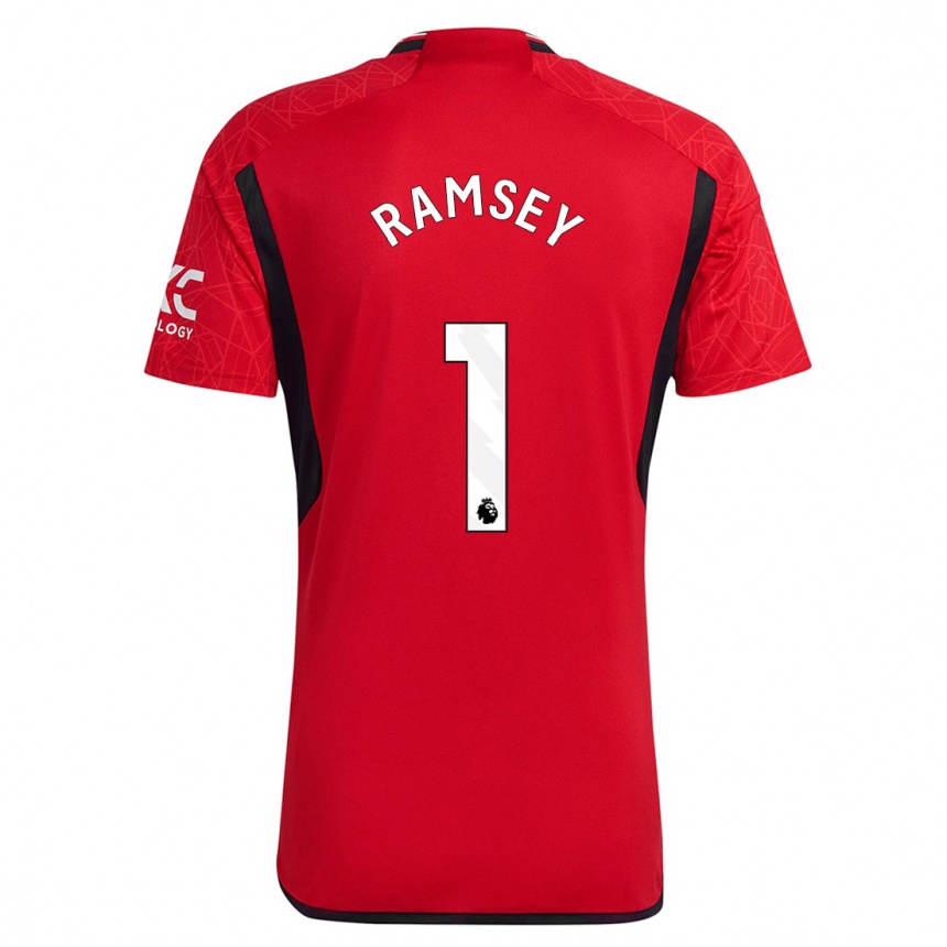 Women  Emily Ramsey #1 Red Home Jersey 2023/24 T-Shirt