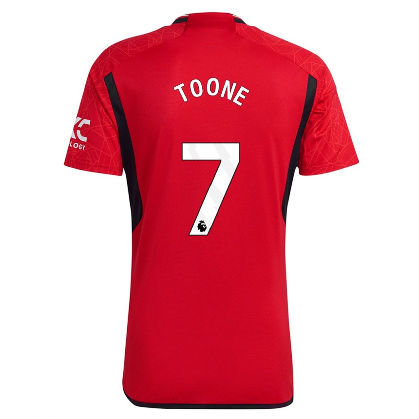 Women  Ella Toone #7 Red Home Jersey 2023/24 T-Shirt