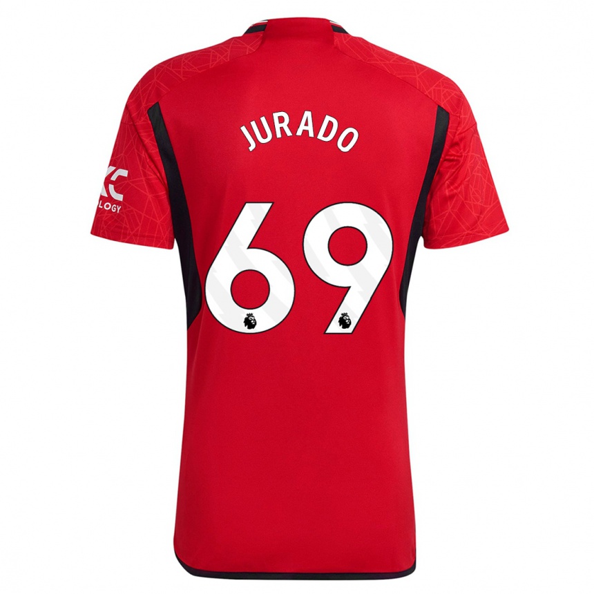 Women  Marc Jurado #69 Red Home Jersey 2023/24 T-Shirt