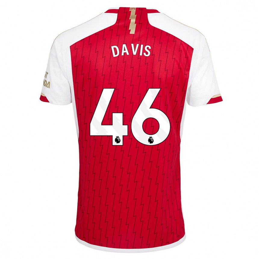 Women  Timi Davis #46 Red Home Jersey 2023/24 T-Shirt