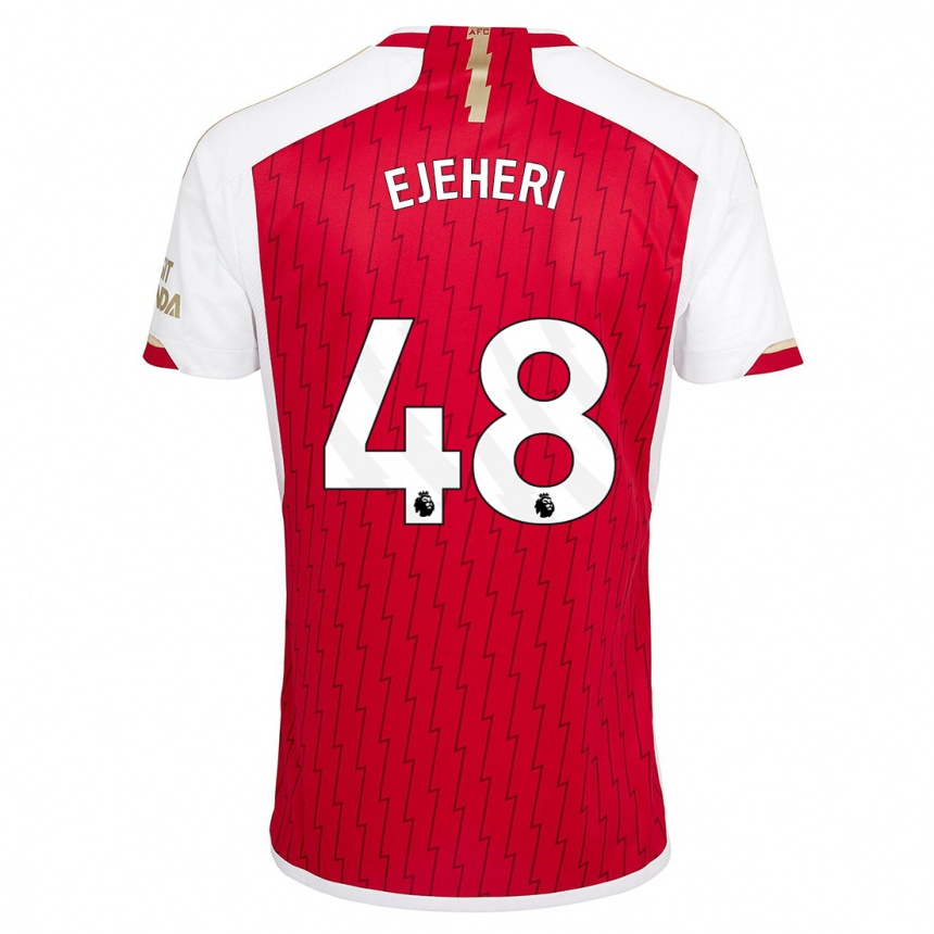 Women  Ovie Ejeheri #48 Red Home Jersey 2023/24 T-Shirt