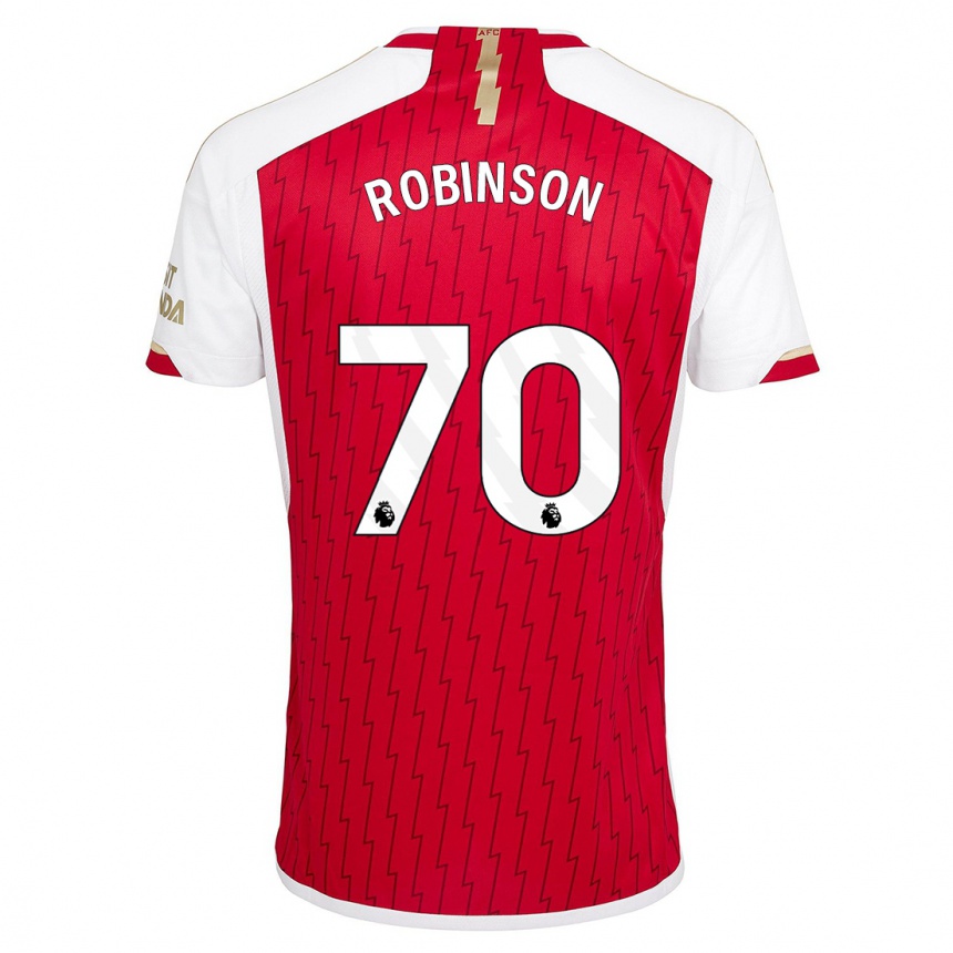 Women  Josh Robinson #70 Red Home Jersey 2023/24 T-Shirt