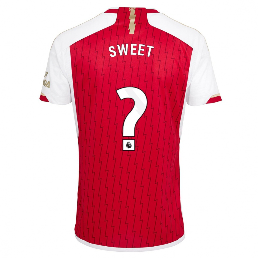 Women  Will Sweet #0 Red Home Jersey 2023/24 T-Shirt