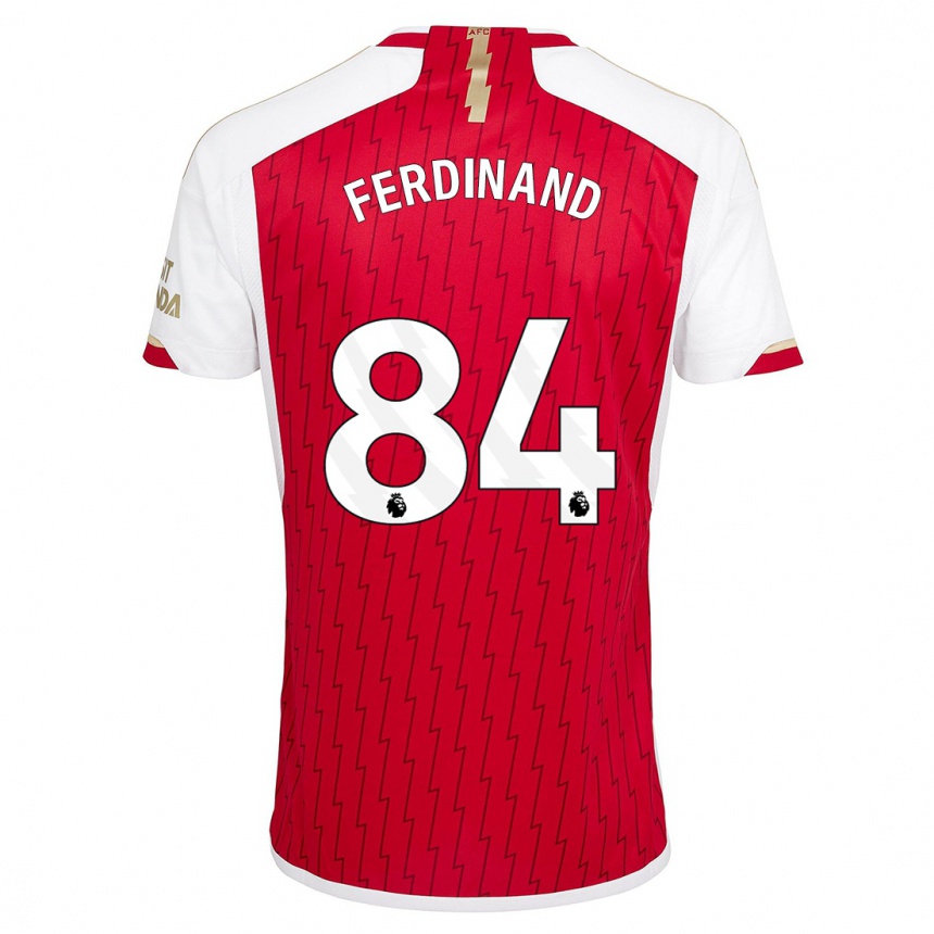 Women  Seb Ferdinand #84 Red Home Jersey 2023/24 T-Shirt