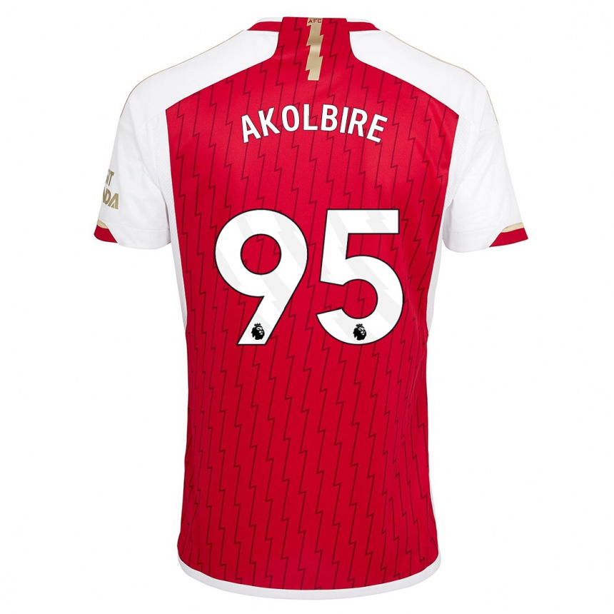 Women  Bless Akolbire #95 Red Home Jersey 2023/24 T-Shirt