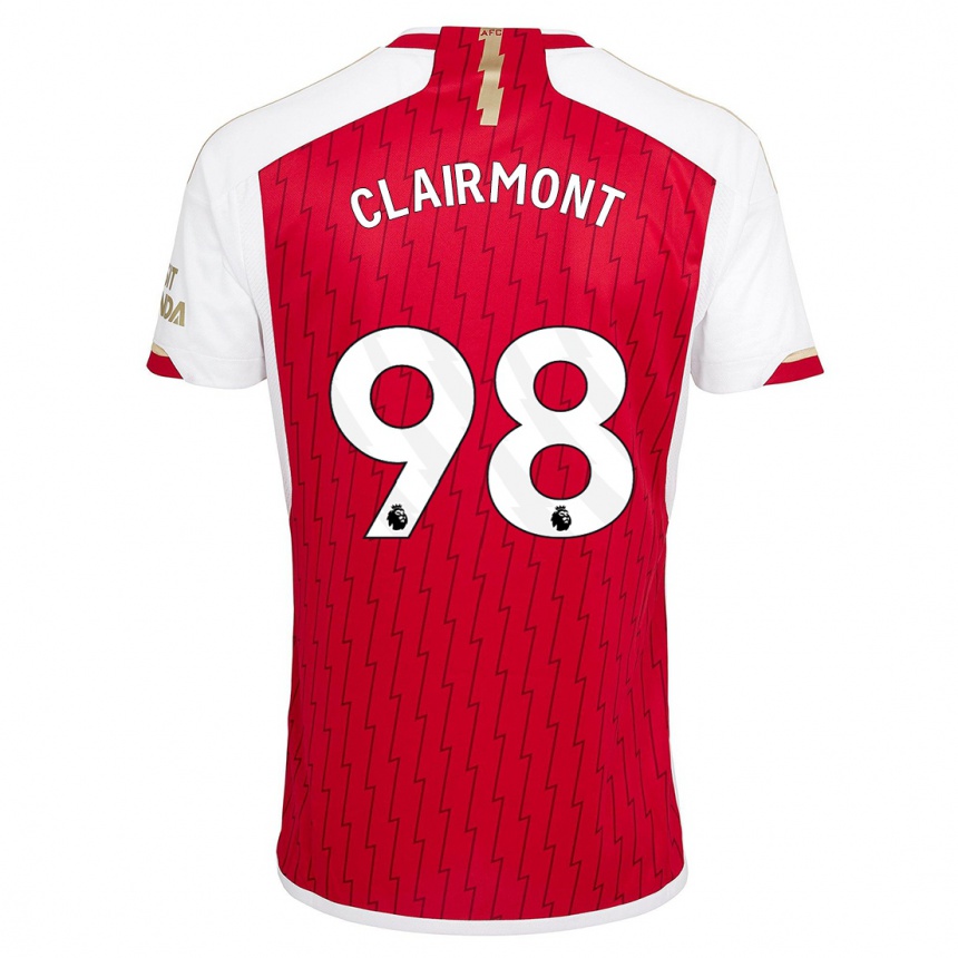 Women  Reece Clairmont #98 Red Home Jersey 2023/24 T-Shirt