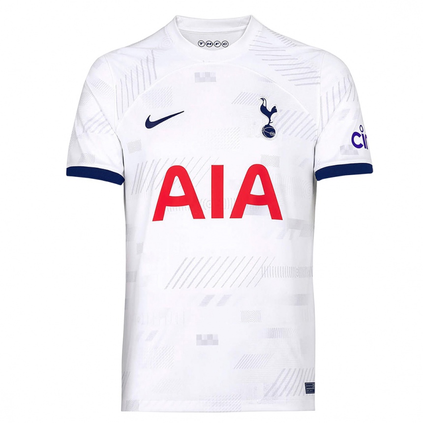 Women  Heung-Min Son #7 White Home Jersey 2023/24 T-Shirt