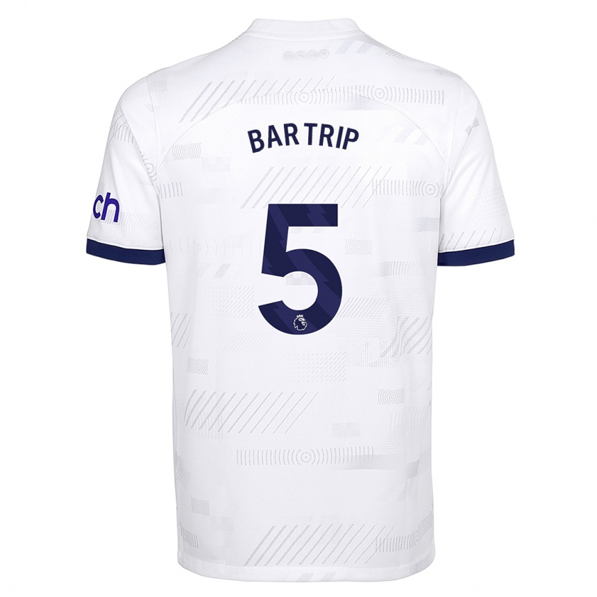 Women  Molly Bartrip #5 White Home Jersey 2023/24 T-Shirt