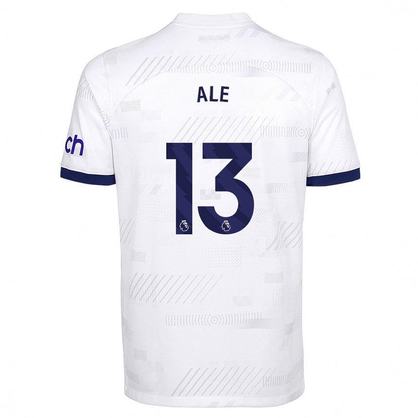 Women  Asmita Ale #13 White Home Jersey 2023/24 T-Shirt