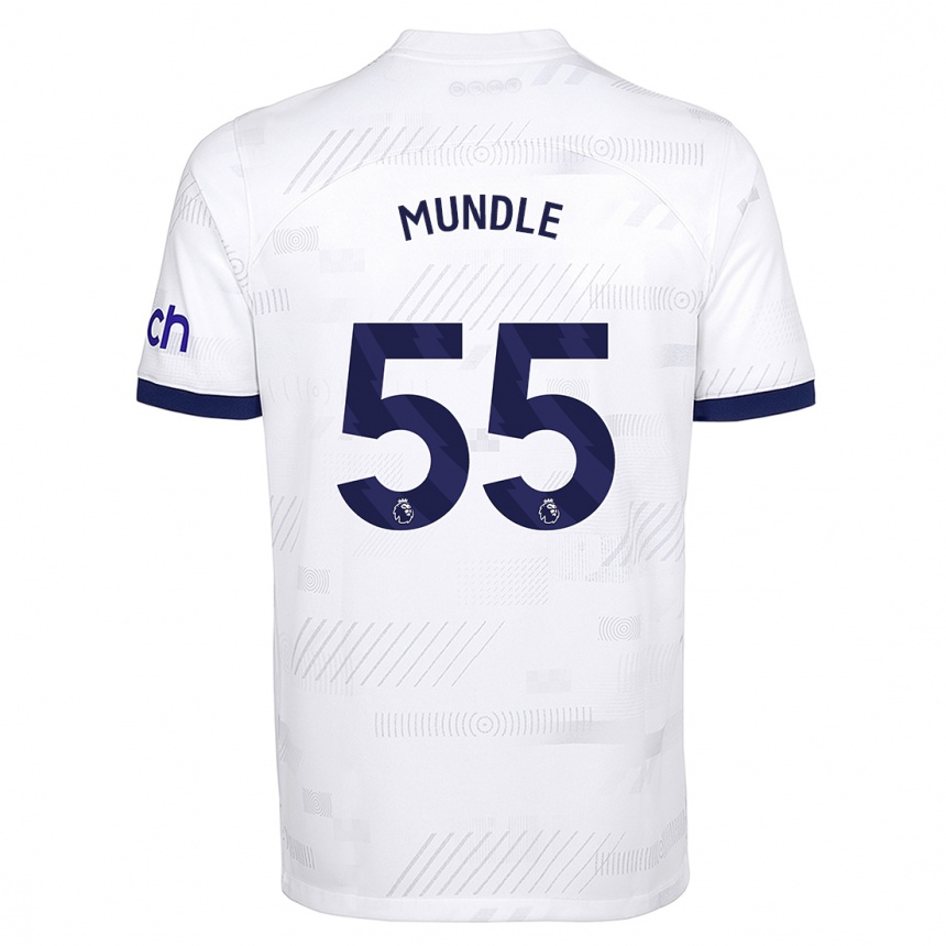 Women  Romaine Mundle #55 White Home Jersey 2023/24 T-Shirt