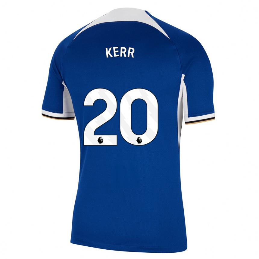 Women  Sam Kerr #20 Blue Home Jersey 2023/24 T-Shirt