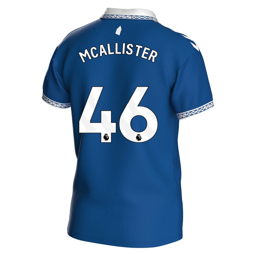 Women  Sean Mcallister #46 Royal Blue Home Jersey 2023/24 T-Shirt