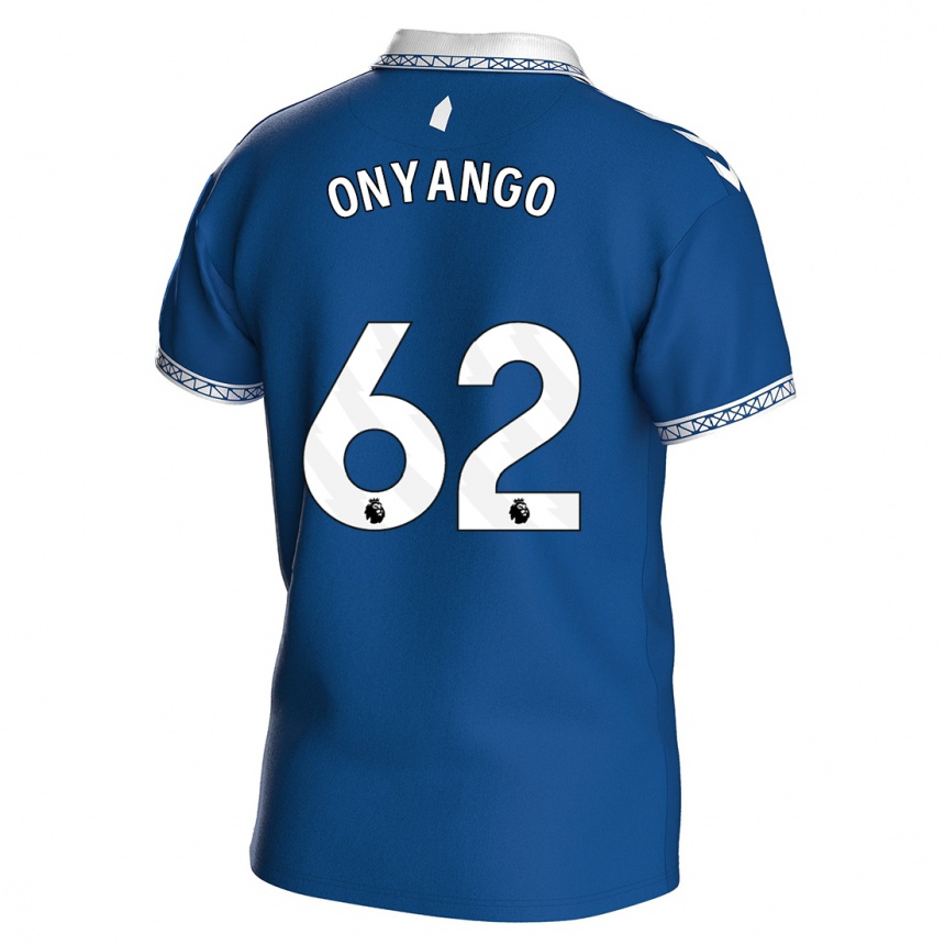 Women  Tyler Onyango #62 Royal Blue Home Jersey 2023/24 T-Shirt